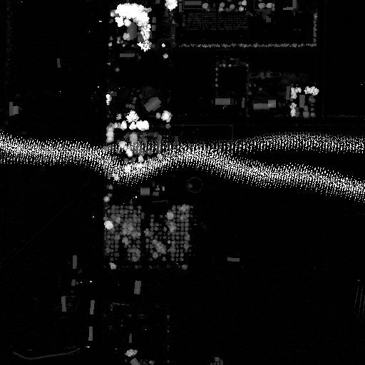 nDSM visualization of tile 351